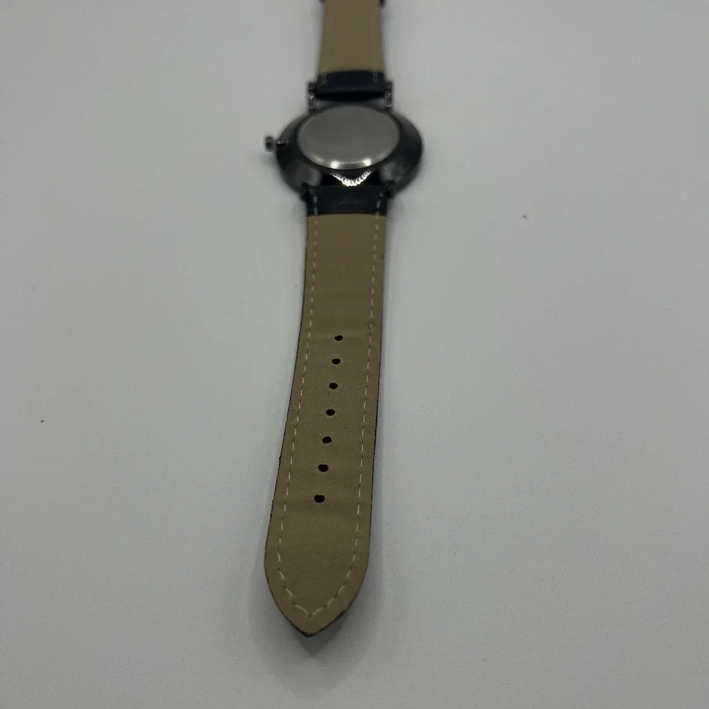 Geneva Mens Fashion Casual Quartz Wrist Watch Black Band Analog Classic Style